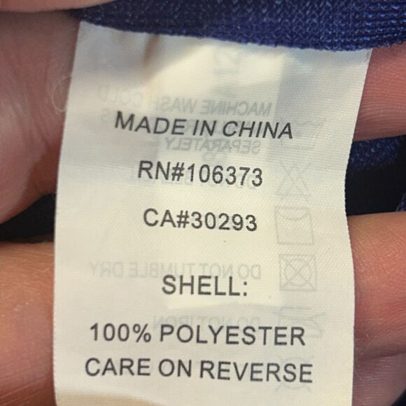 Zero Restriction Tour Series Jacket Women's M Blue Full Zip Lined Windbreaker - Picture 7 of 12